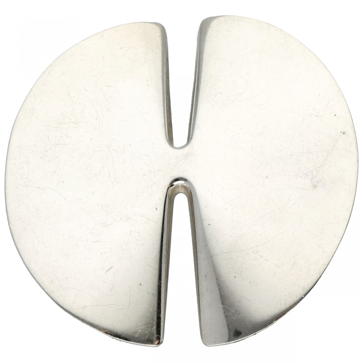 Zilveren modernistische Georg Jensen no.337A broche - 925/1000.