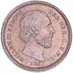 5 Cent Willem III 1876. FDC.