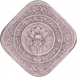 5 Cent Wilhelmina 1933. Prachtig.
