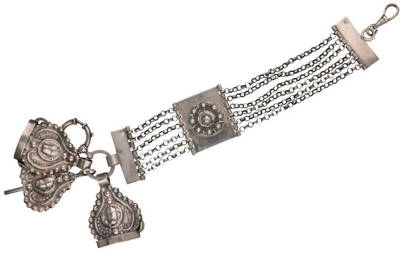 Chatelaine ketting zilver - 835/1000.