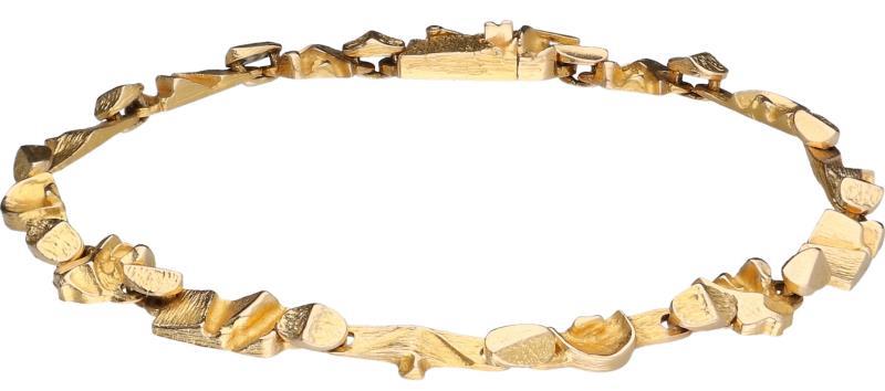 Lapponia 'Tenochtitlan' design armband geelgoud - 14 kt.