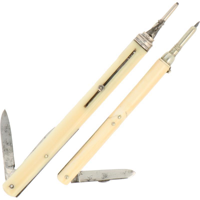 (2) Multipen en potlood ivoor.