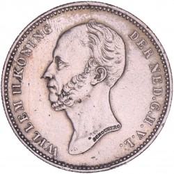 25 Cent Willem II 1849. Prachtig / FDC.