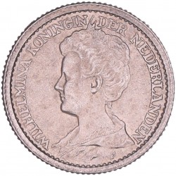 25 Cent Wilhelmina 1925. FDC.
