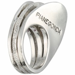 Massief zilveren Pianegonda design ring - 925/1000.