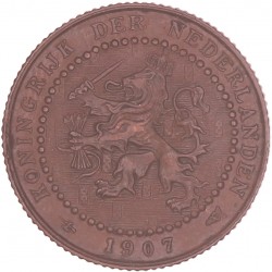 1 Cent Wilhelmina 1907. Prachtig / FDC.