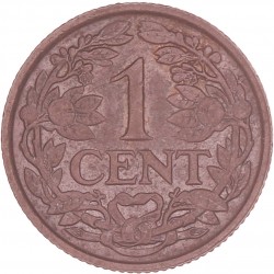1 Cent Wilhelmina 1930. FDC.