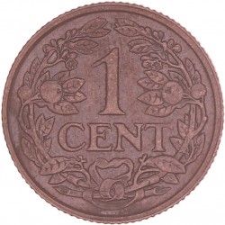 1 Cent Wilhelmina 1919. FDC.