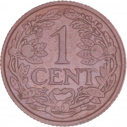 1 Cent Wilhelmina 1931. Prachtig +.