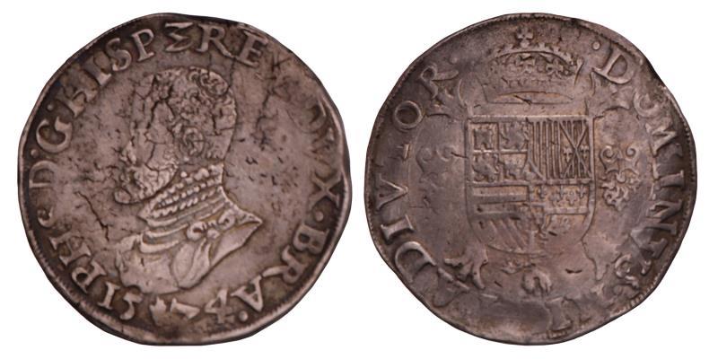 Philipsdaalder Brabant 1574 Antwerpen. Zeer Fraai -.