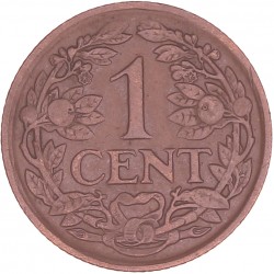 1 Cent Wilhelmina 1926. Prachtig +.