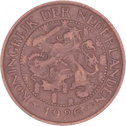 1 Cent Wilhelmina 1926. Prachtig +.