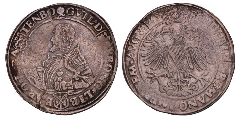 Daalder Batenburg 1559. Zeer Fraai (stempelbreuk).