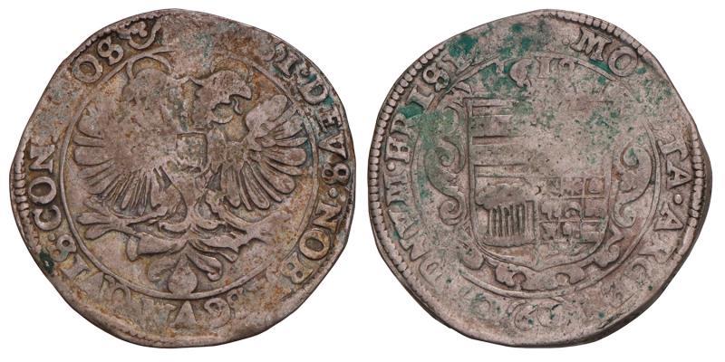Daalder van 60 groot Friesland 1618. Fraai.