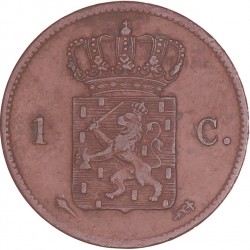 1 Cent Willem I 1823 U. Zeer fraai / Prachtig.