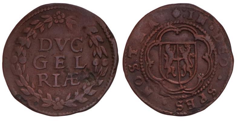 Duit Gelderland z.j. Zeer Fraai.