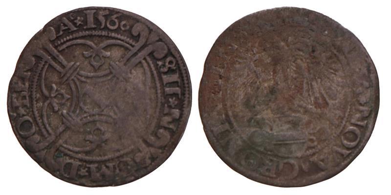 1 Stuiver Groningen 1560. Fraai.