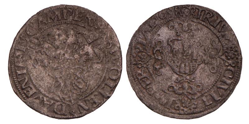 3 Butken Overrijsel, 3 steden 1560. Fraai.