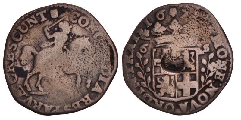 6 Stuiver Utrecht 167(?). Fraai.
