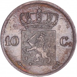 10 Cent Willem I 1827 U. FDC.