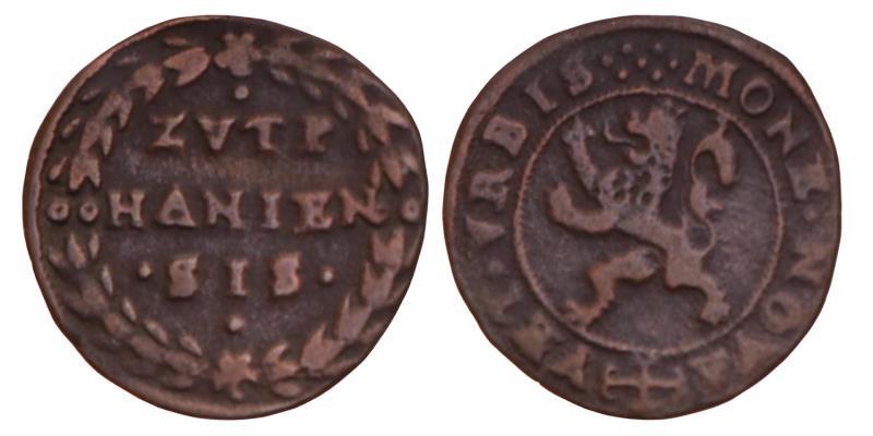 Duit Zutphen z.j. Zeer Fraai.