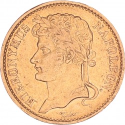 German States. Westphalia. Hieronymus Napoleon. 20 Frank. 1809 C.