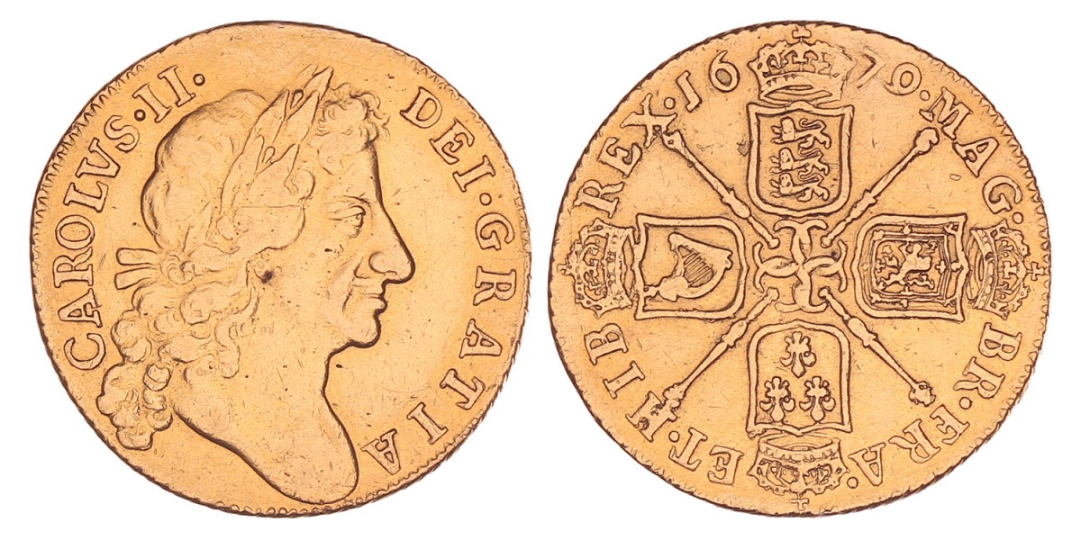 Great Britain. Charles II. Guinea. 1679.