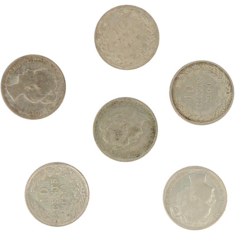 Lot: 6x 10 Cent.