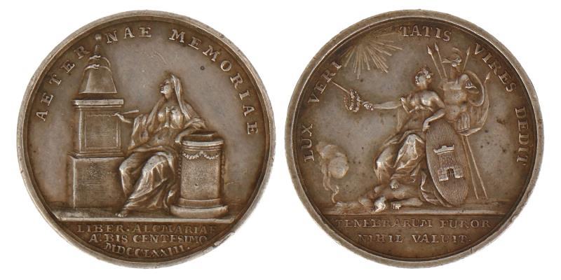 Nederland. 1773. 2e eeuw feest van ontzet van Alkmaar.