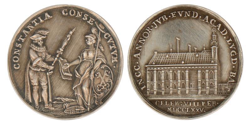 Nederland. 1775. Leiden. 2e eeuw feest universiteit.