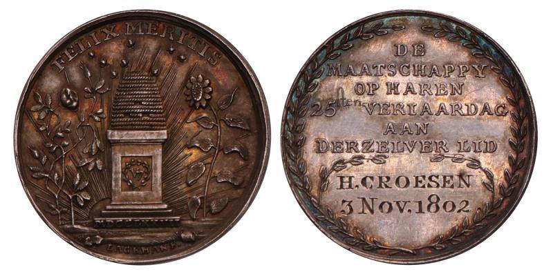 Nederland. 1802. Maatschappij Felix meritis.