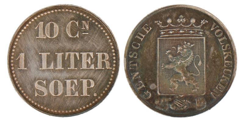 Nederland. z.j. Gensche volkskeuken, 1 liter soep.