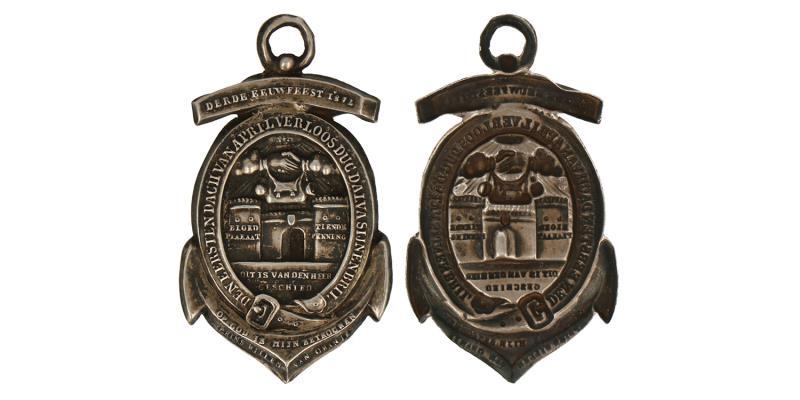 Nederland. 1872. 3e eeuw feest, bevrijding Den Briel.