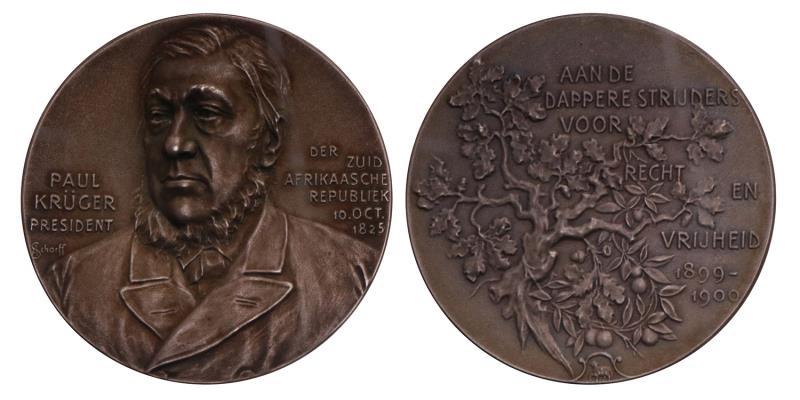 Nederland. 1900. Zuid-Afrika, Paul Kruger.