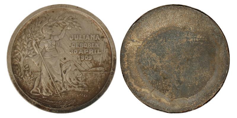 Nederland. 1909. Geboorte prinses Juliana.