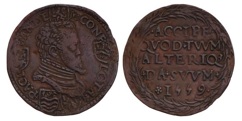 Nederland. 1559. Rekenpenning.