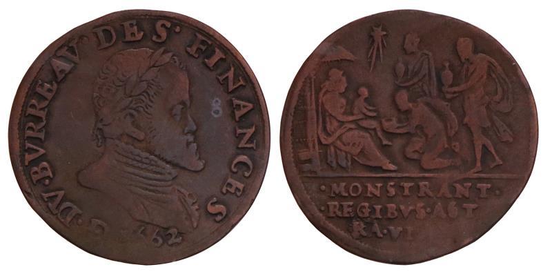 Nederland. 1562. Rekenpenning Philips II.