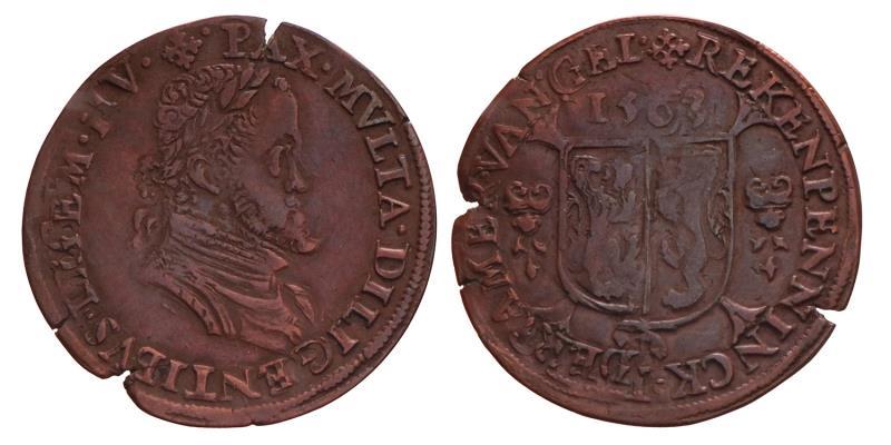 Nederland. 1563. Rekenpenning kamer Gelderland.