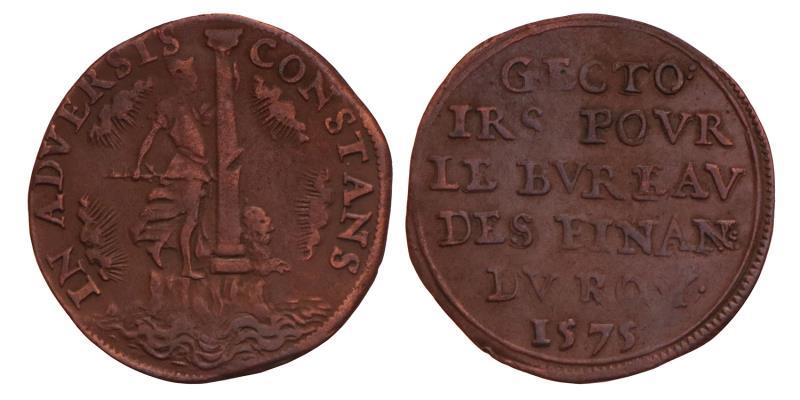 Nederland. 1575. Rekenpenning kamer van de Koning.
