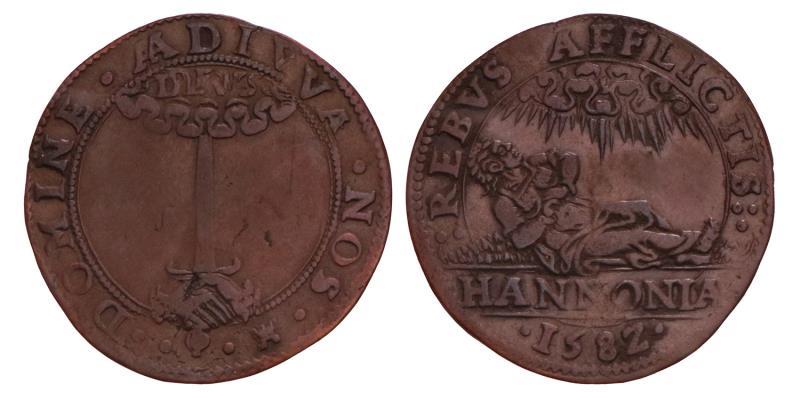 Nederland. 1582. Rekenpenning.