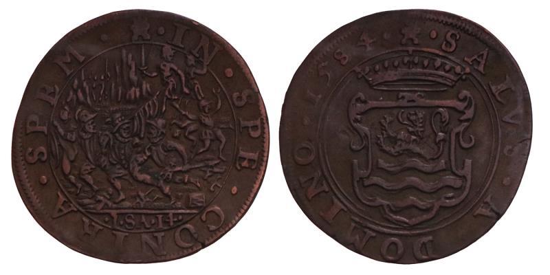 Nederland. 1584. Rekenpenning Zeeland.