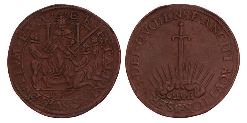 Nederland. 1586. Rekenpenning.