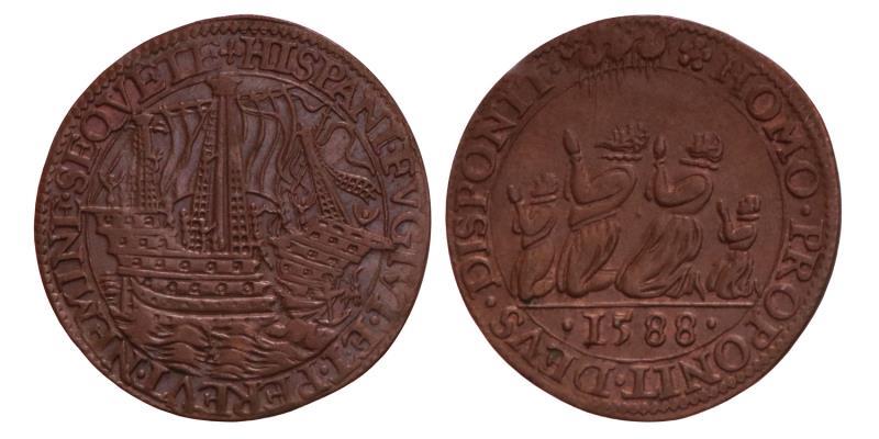 Nederland. 1588. Rekenpenning.