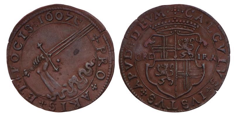 Nederland. 1607. Rekenpenning Utrecht.