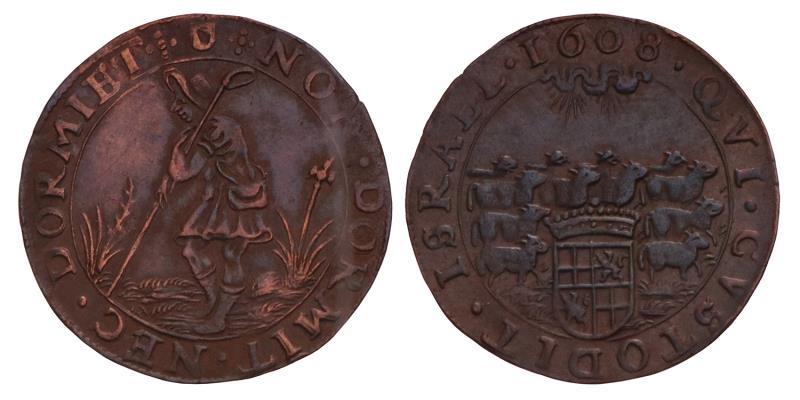 Nederland. 1608. Rekenpenning Utrecht.