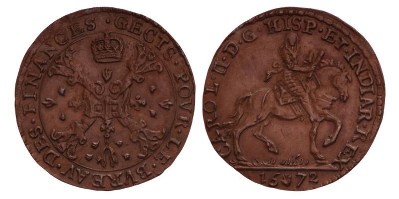 Nederland. 1672. Rekenpenning Antwerpen.