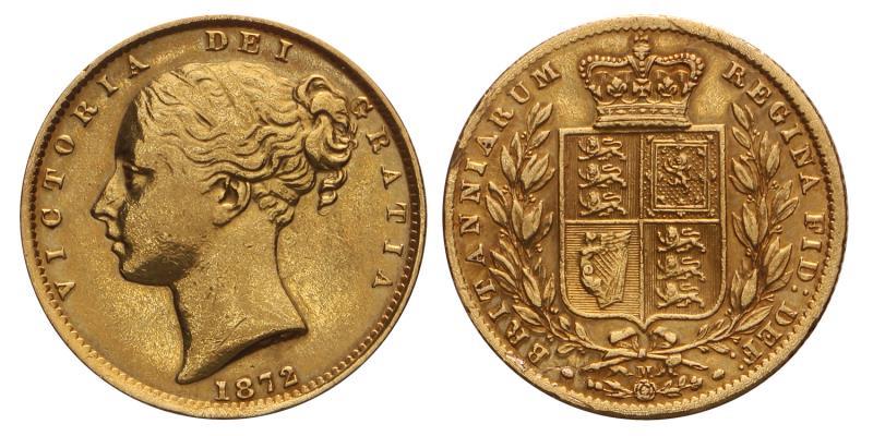 Australia. Melbourne. Victoria. Sovereign. 1872.