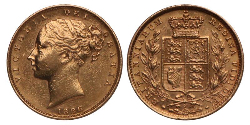 Australia. Victoria. Sovereign. 1886 S.