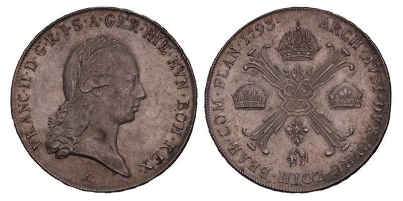 Austria. Franz II. Kronenthaler. 1793 A.