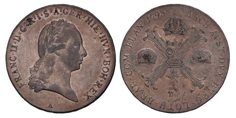 Austria. Franz II. Kronenthaler. 1793.